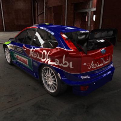 3D Model of 2008 Racing - Subaru Impreza WRC - 3D Render 3